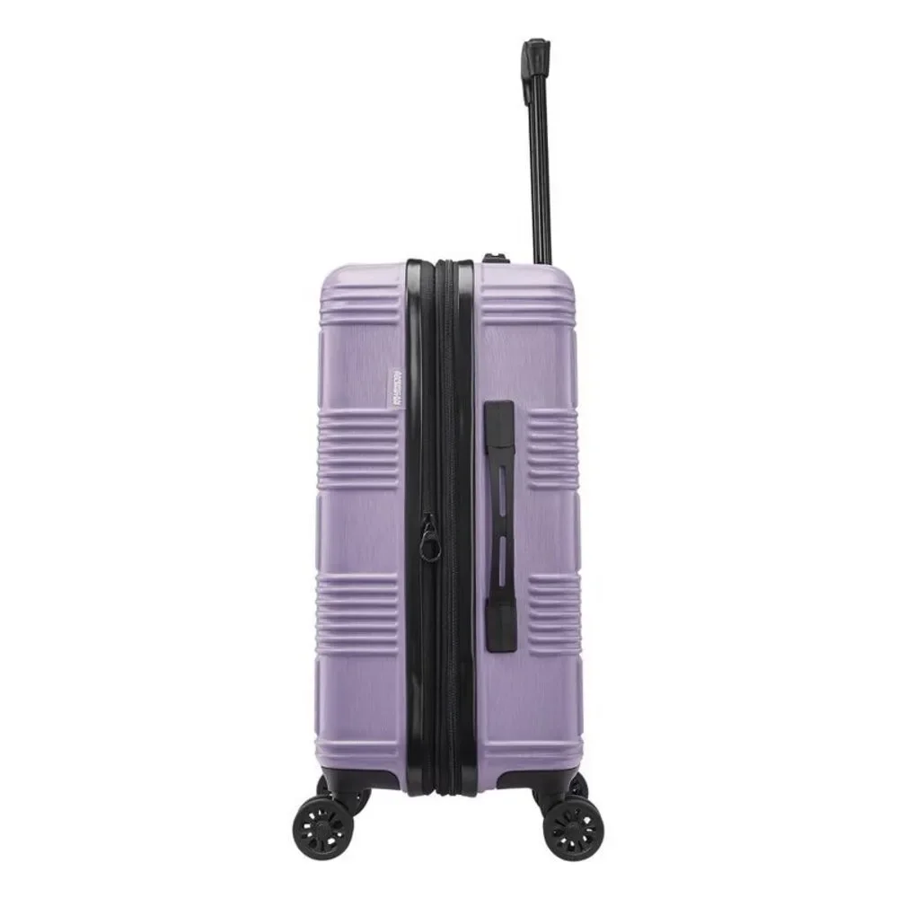 American Tourister -  NXT Hardside Large Checked Spin Lilac
